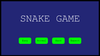 Snake Game for python 3.6