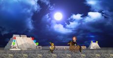 NahuiTochtli is an aztec hero who must fight against spanish conquistadors in order to save Tenochtitlan.
You can invoke Aztec Gods as you may find them on your way. Invoke the power of Huitzilopochtli, Quetzalcoatl and more!