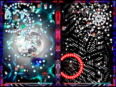 First, thanks for noticing me!
"Oneiric Battle!" is a very simple game which only uses the pygame library.