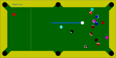 My simple 2d pool game