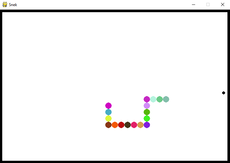 Colored Snake Game