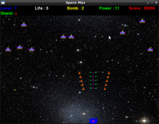 <p>Space max is a type of space invaders</p>